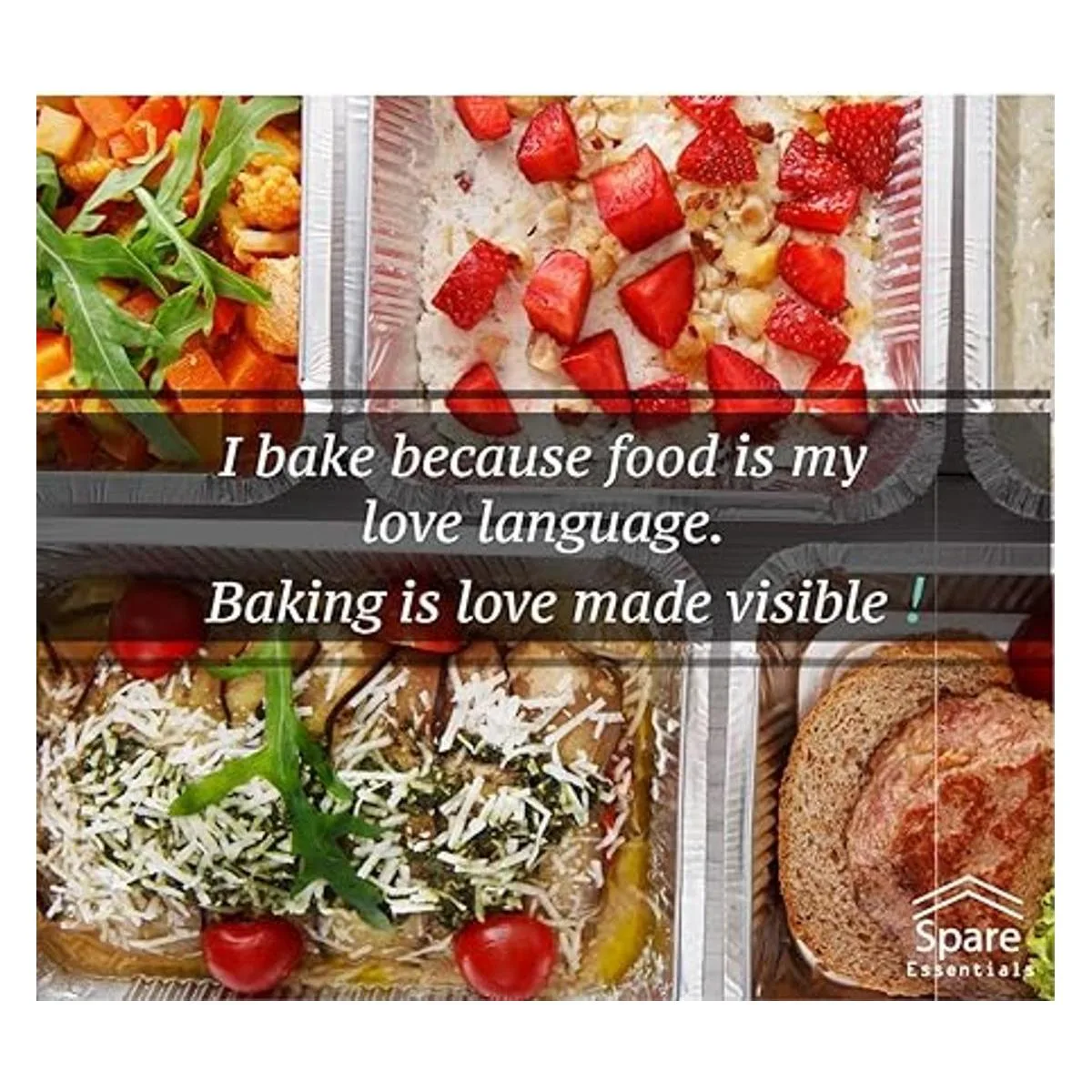 Paquete de 55 sartenes pequeñas de aluminio con tapas_5