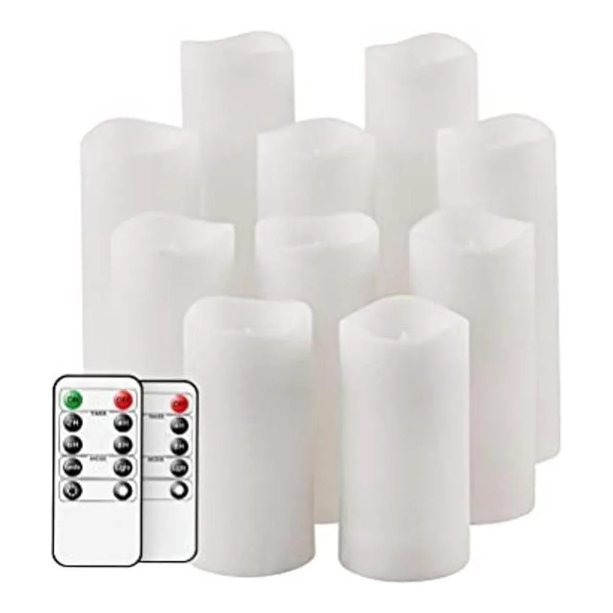 Salipt Velas sin llama velas LED parpadeantes H 4_1