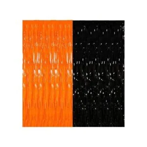 Artfen Cortinas metálicas con flecos para decoración de_1