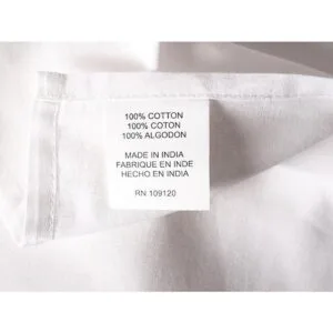 KAF Home Juego de 12 toallas de cocina blancas con bordado_2