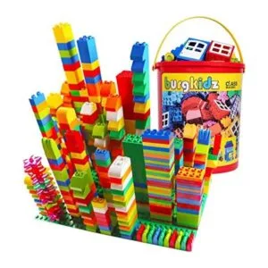 Juego de bloques de construcción grandes 214 piezas de_1