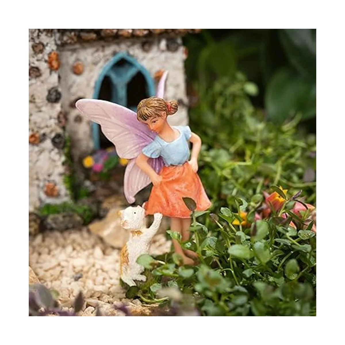 PRETMANNS Kit de casa de jardín de hadas Accesorios de_6