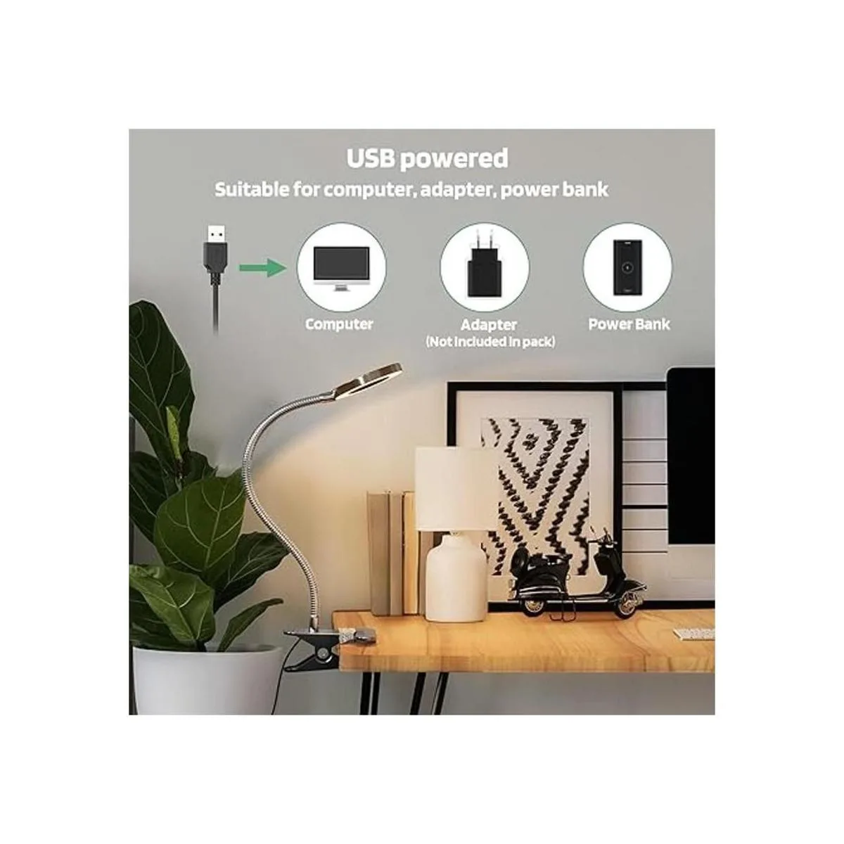 GLORIOUSLITE Luz LED con clip 36 luces LED de lectura 4_2