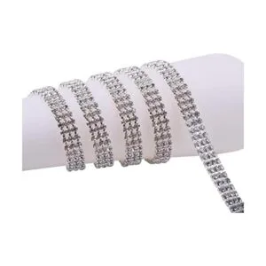 KAOYOO 3 filas de 1 yarda de 0.157 in con diamantes de_1