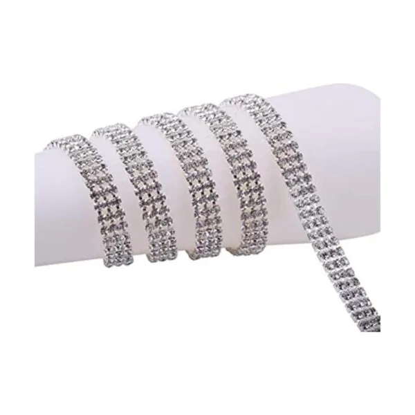 KAOYOO 3 filas de 1 yarda de 0.157 in con diamantes de_1
