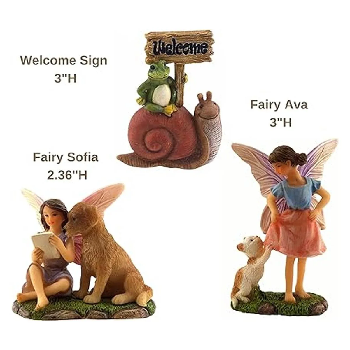 PRETMANNS Kit de casa de jardín de hadas Accesorios de_3