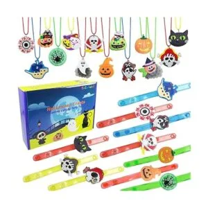 Luces de Halloween 24 piezas de collar LED de Halloween_5