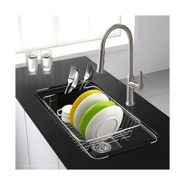 SANNO Estante extensible para secar platos sobre el_6