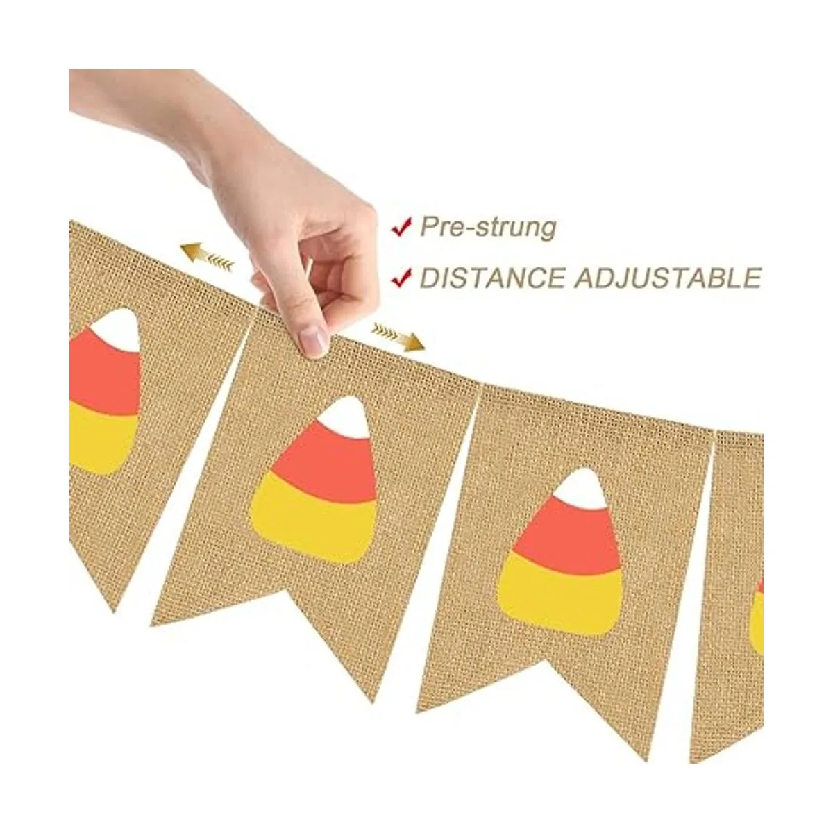 Bandera de yute de arpillera de caramelo de maíz de otoño_4