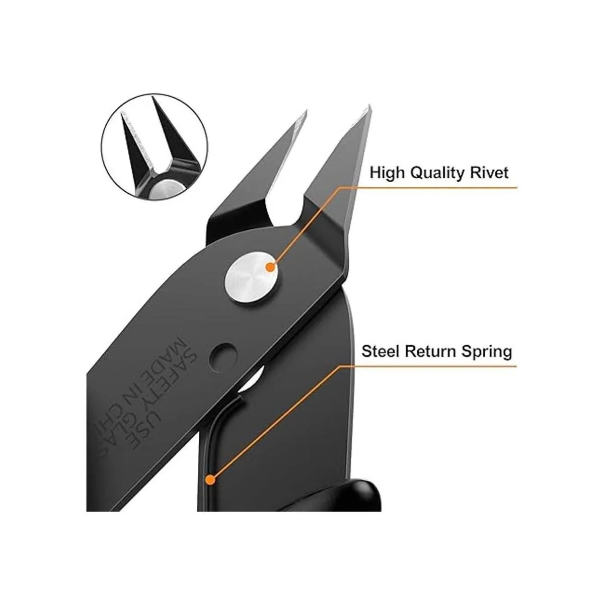 BOENFU Cortador de alambre y pelacables Naranja_3