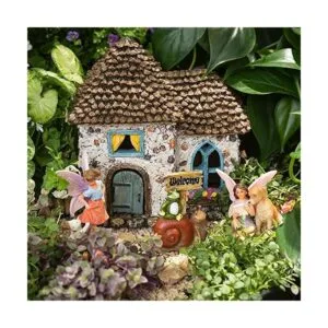PRETMANNS Kit de casa de jardín de hadas Accesorios de_4