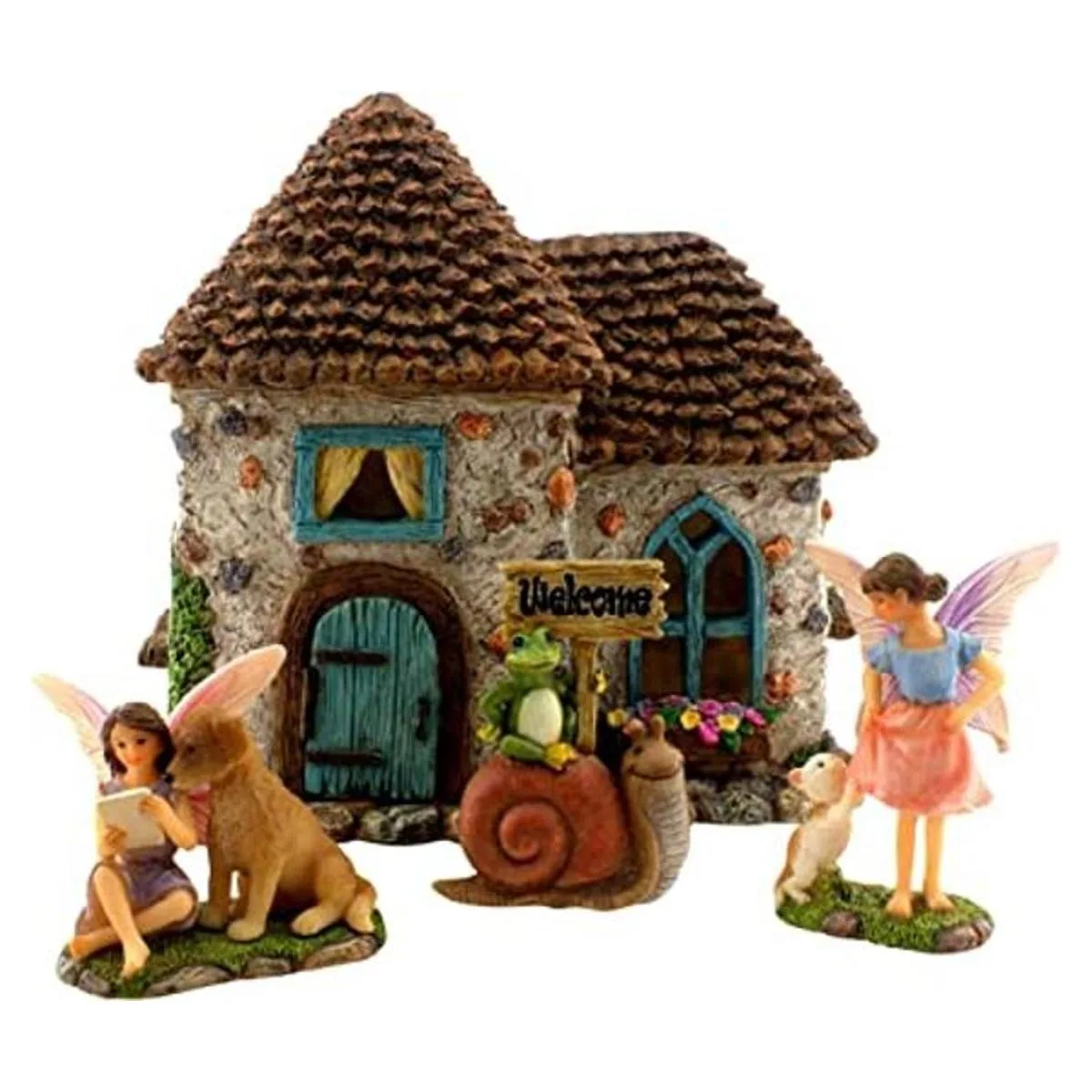 PRETMANNS Kit de casa de jardín de hadas Accesorios de_1