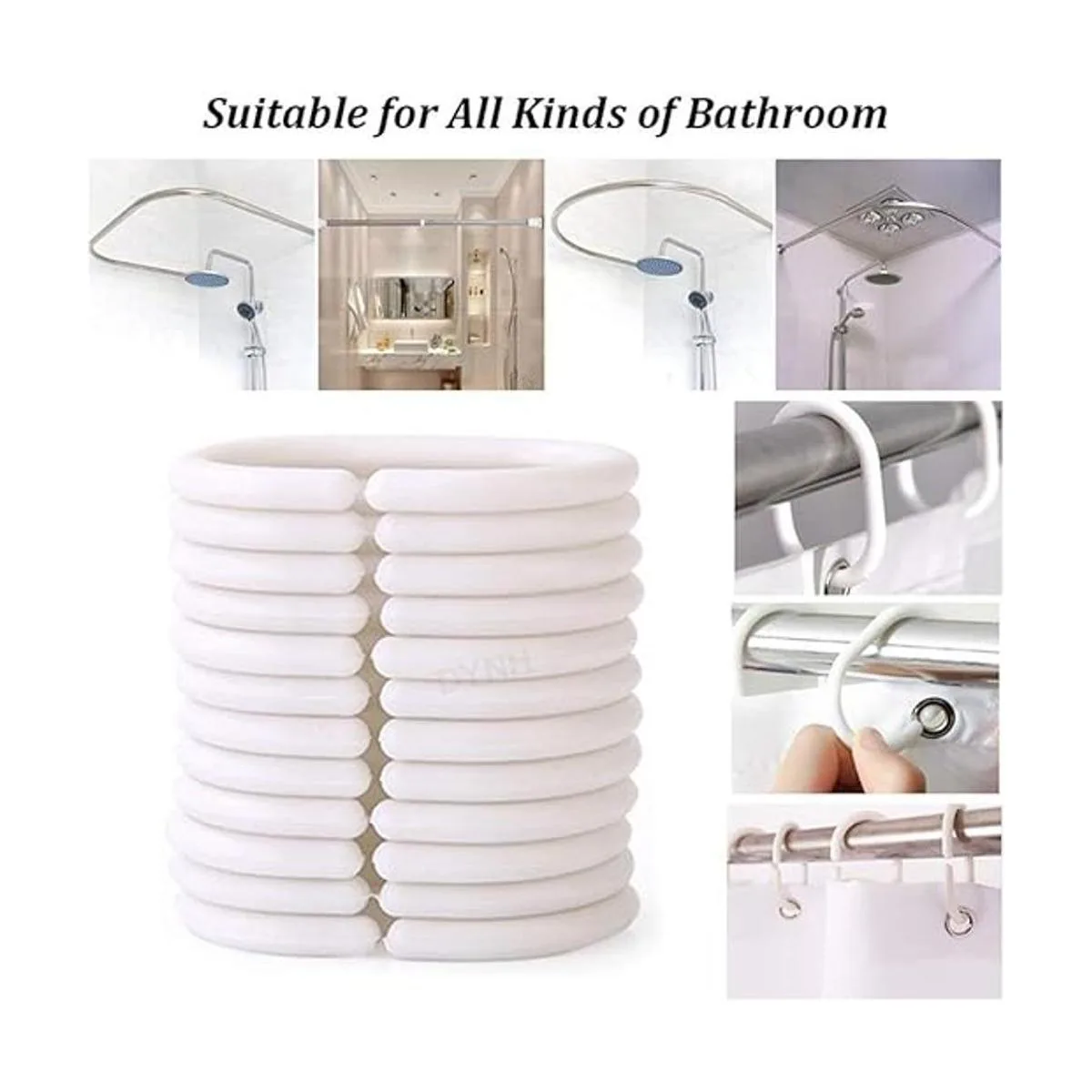 DYNH Cortina de ducha de campo deportivo profesional de_4