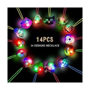 Luces de Halloween 24 piezas de collar LED de Halloween_2
