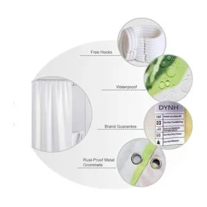 DYNH Cortina de ducha de campo deportivo profesional de_6