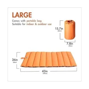 Cheerhunting Cama de perro de 43 x 26 pulg. impermeable_3