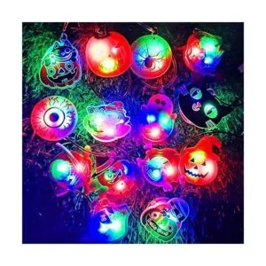 Luces de Halloween 24 piezas de collar LED de Halloween_4