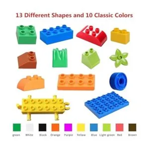 Juego de bloques de construcción grandes 214 piezas de_3