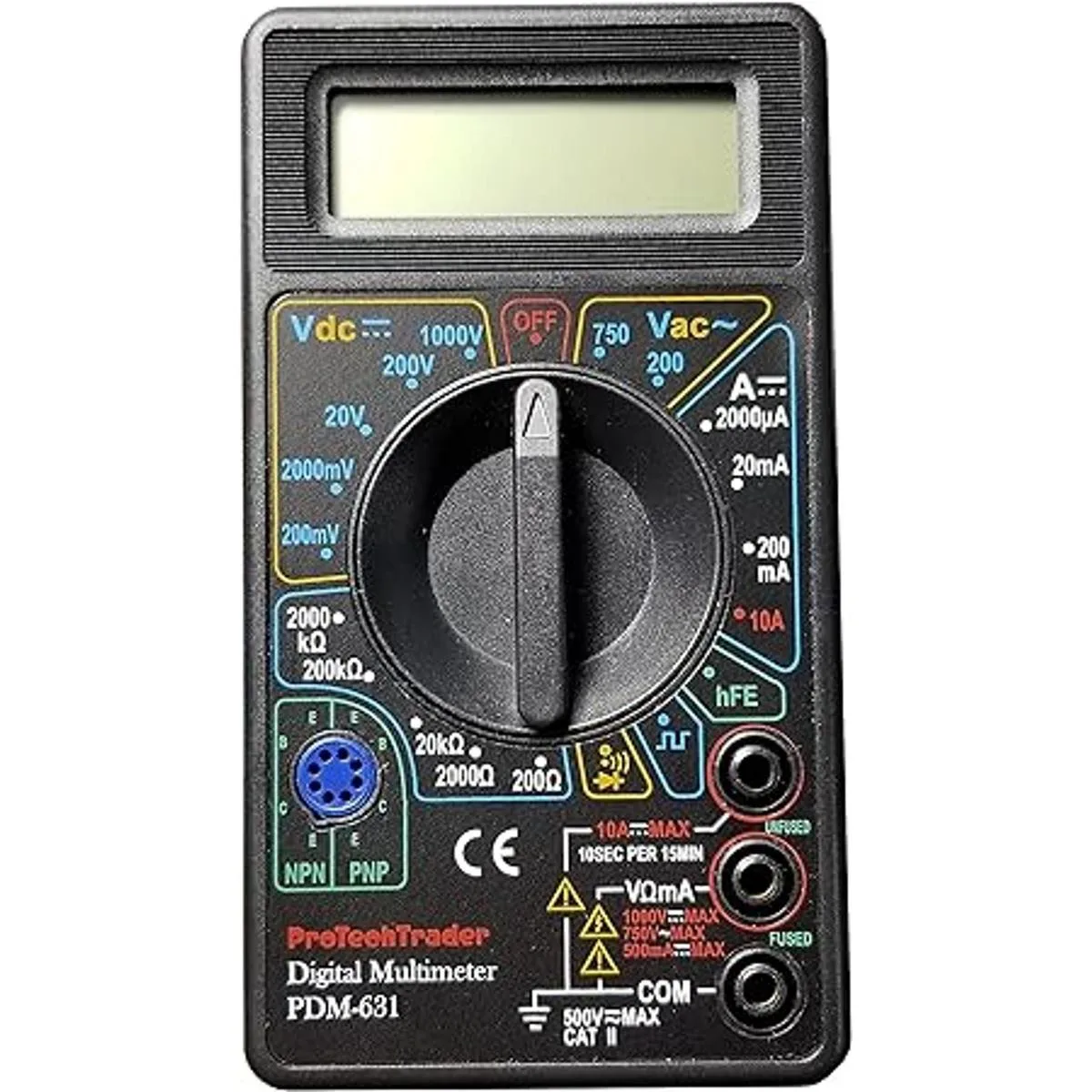 Basic Digital Multimeter with 7 Test Functions AC DC_4