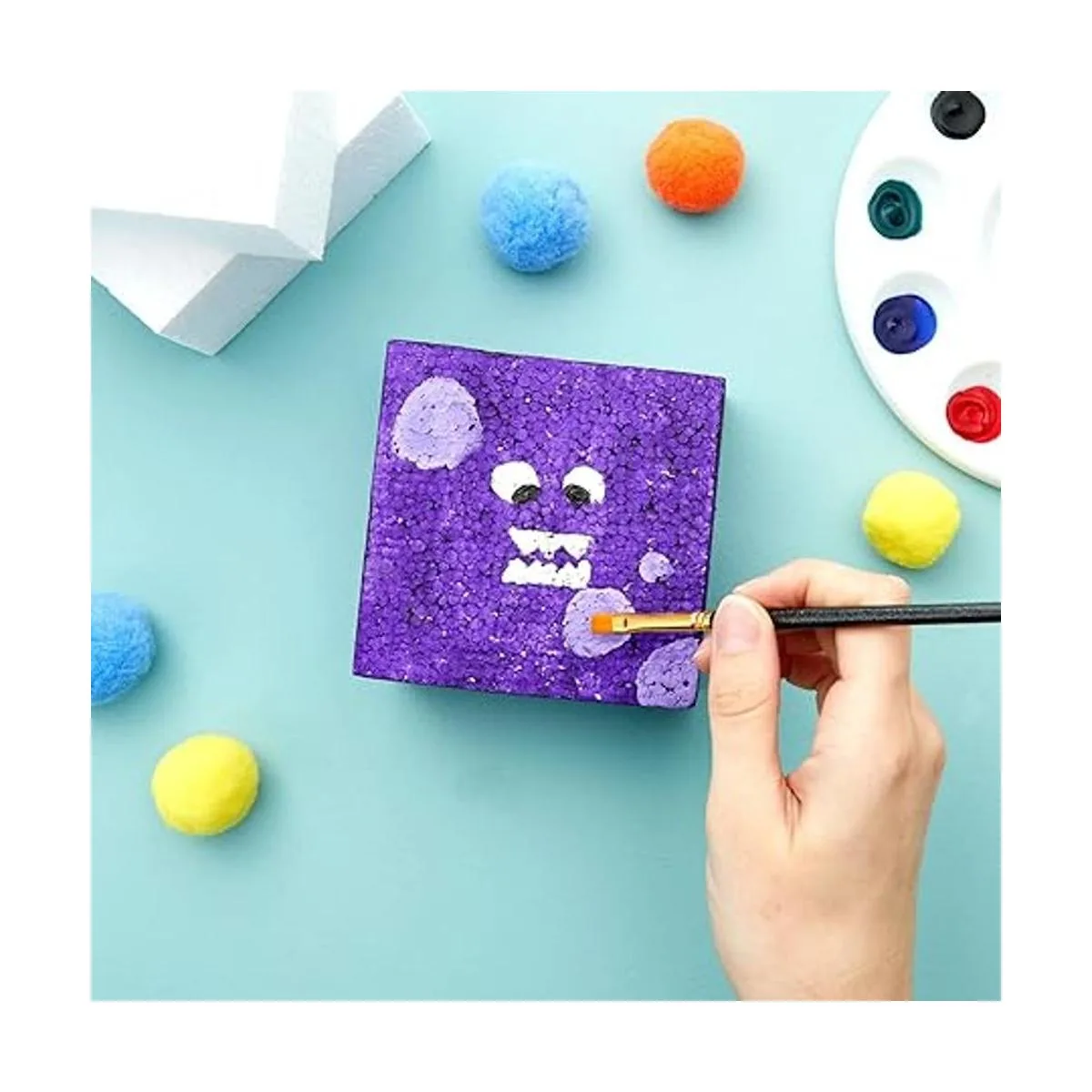 Juvale Bloques de espuma blanca para manualidades_3