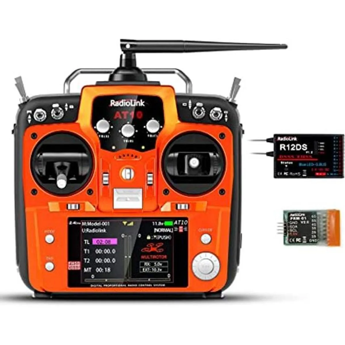 Radiolink AT10II Transmisor y receptor RC de 12 canales_1