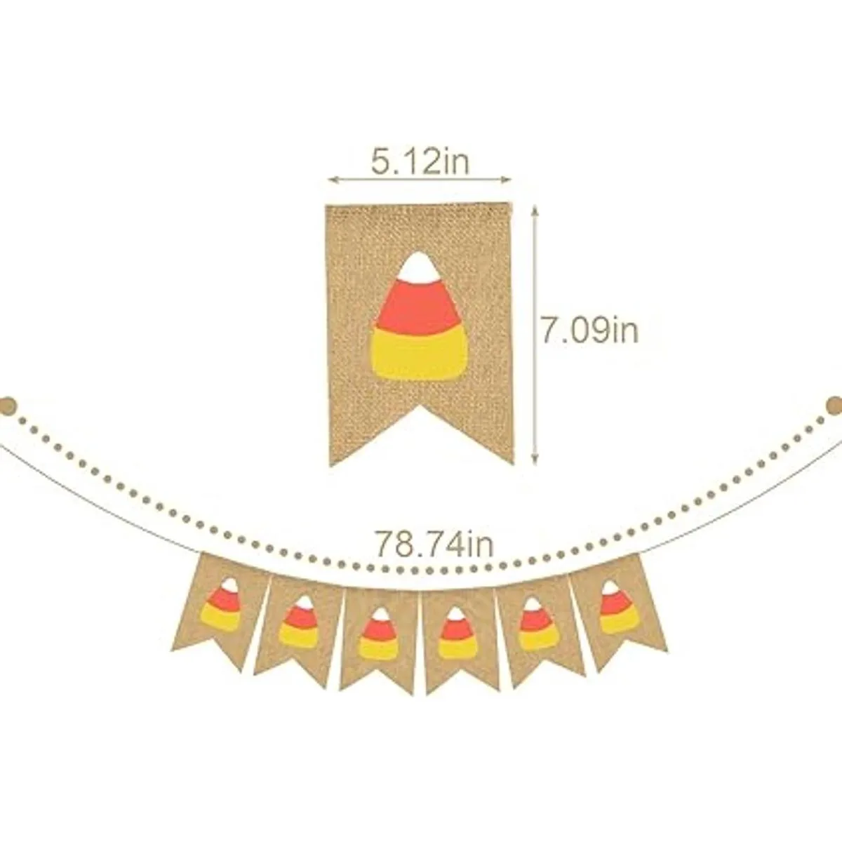 Bandera de yute de arpillera de caramelo de maíz de otoño_5