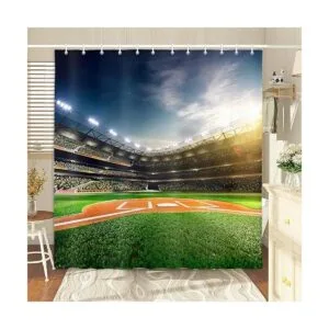 DYNH Cortina de ducha de campo deportivo profesional de_2