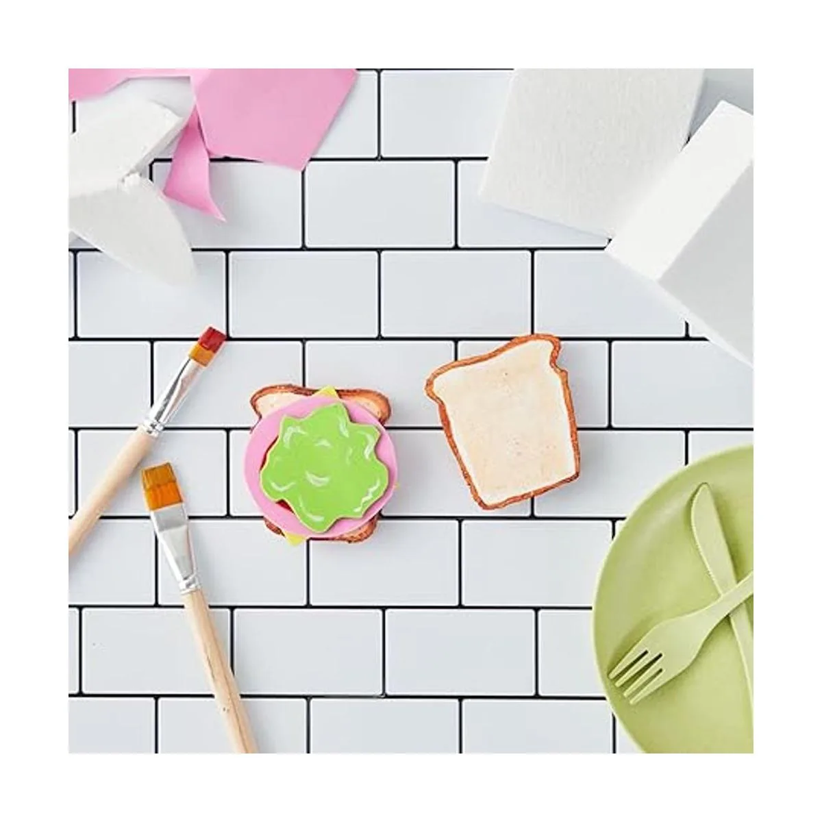 Juvale Bloques de espuma blanca para manualidades_4