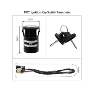 1PZ H3TK01 Interruptor de llave de encendido para Honda_2