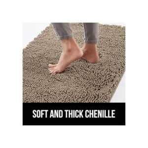 Gorilla Grip Alfombra de baño original de felpilla de_3