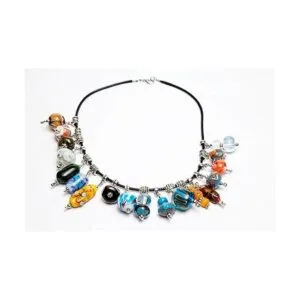 Selizo 50 piezas de cordón de algodón encerado negro para_7