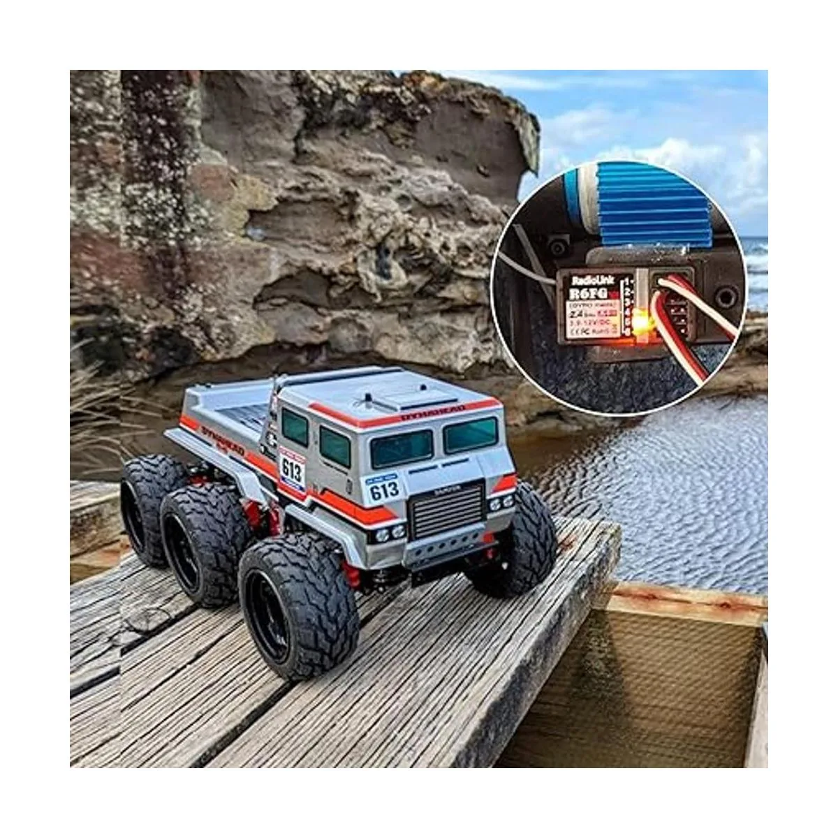 Radiolink R6FG Receptor RC de 6 canales de 2.4 GHz con_3