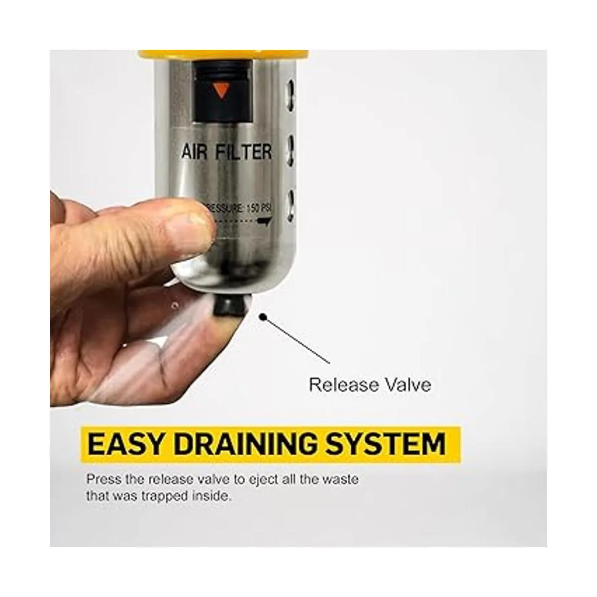 LE LEMATEC Filtro de compresor de aire y regulador de aire_4