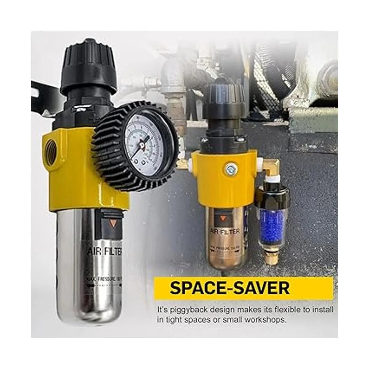 LE LEMATEC Filtro de compresor de aire y regulador de aire_6