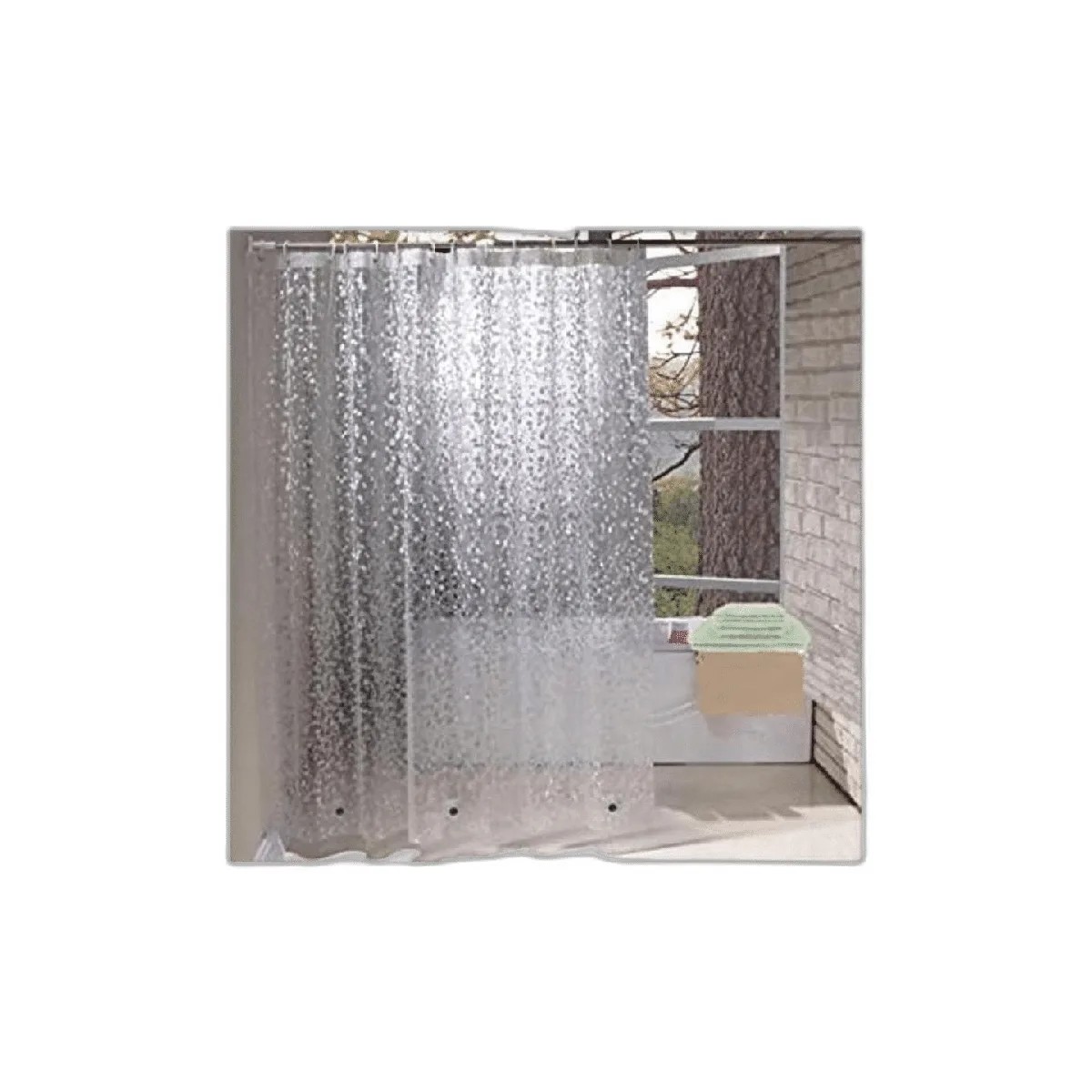 Cortina de ducha extra larga de 84 pulgadas de largo_1