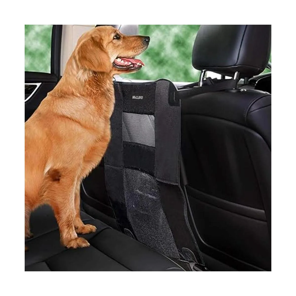Barrera para asiento trasero de coche de perro Wellbro_5