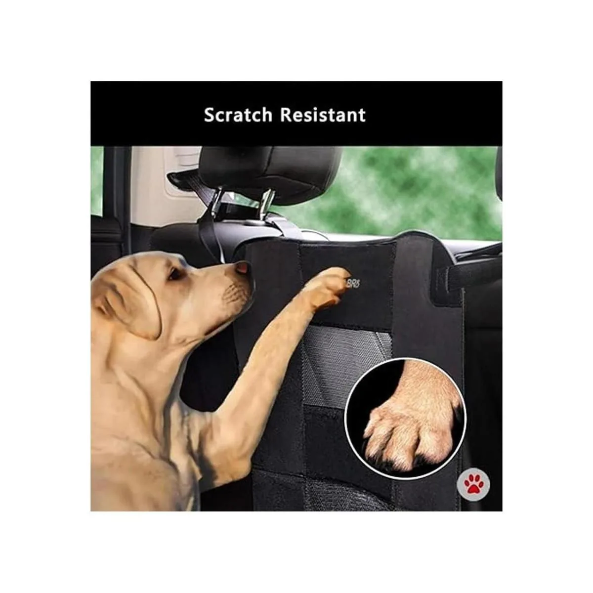 Barrera para asiento trasero de coche de perro Wellbro_6