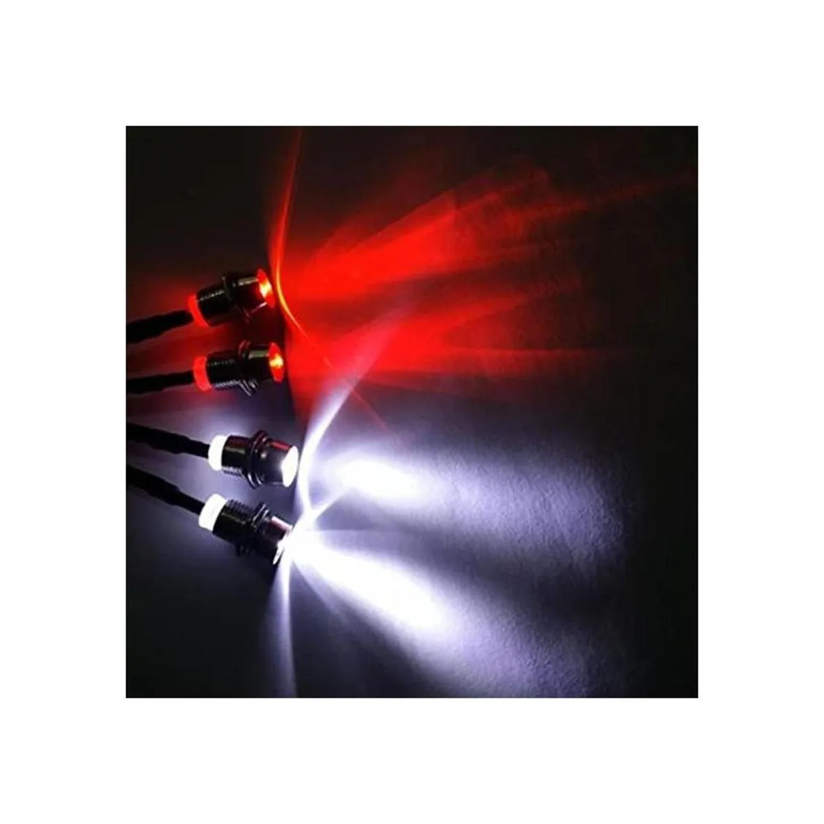 ShareGoo Juego de 4 faros delanteros de luz trasera_1