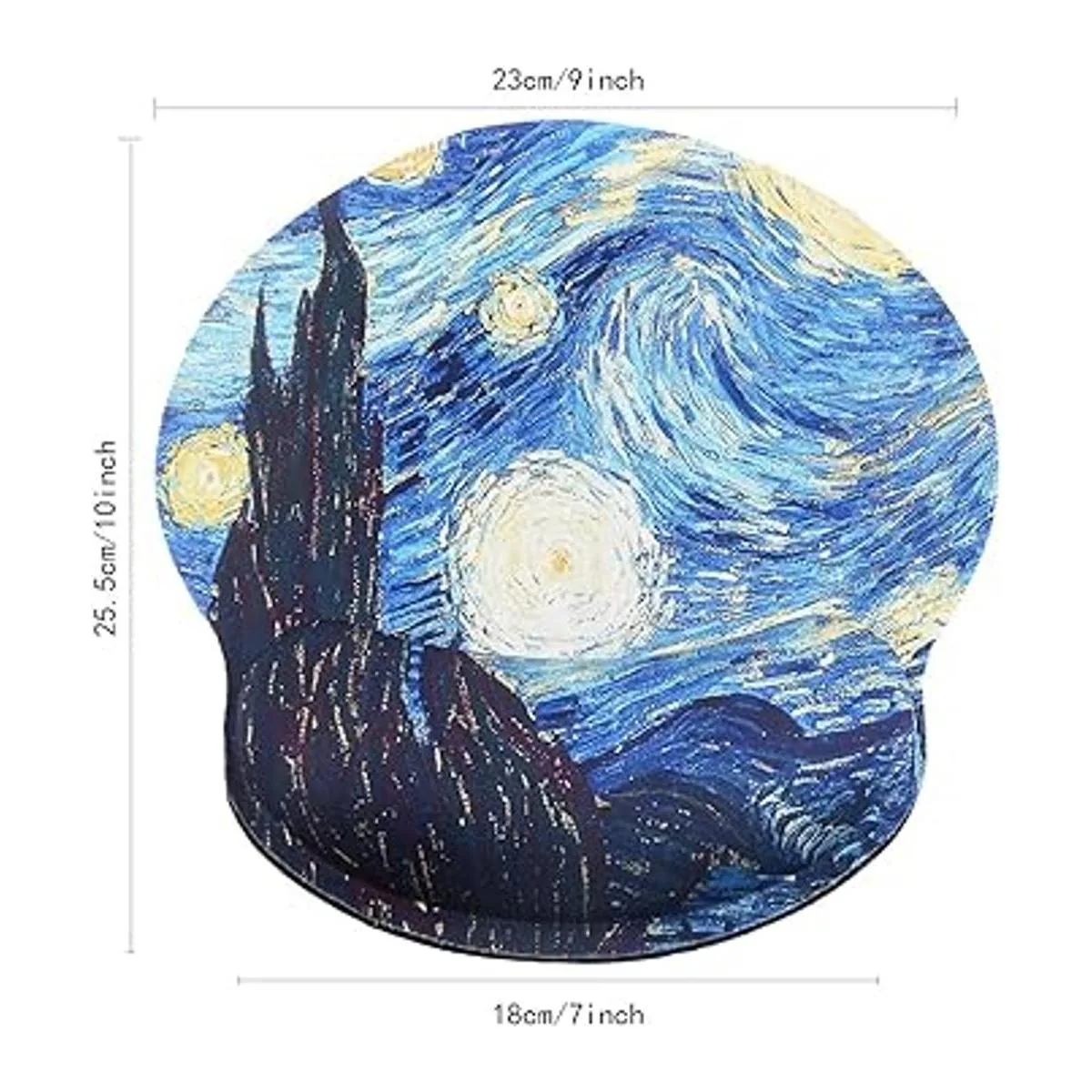 Almohadillas de ratón ergonómicas de espuma viscoelástica_2