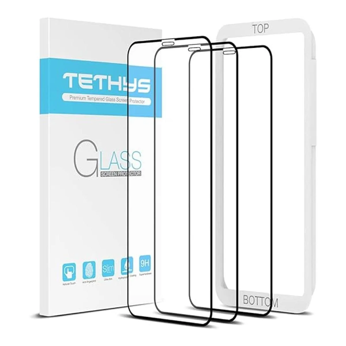 TETHYS Protector de pantalla de vidrio diseñado para Apple_1