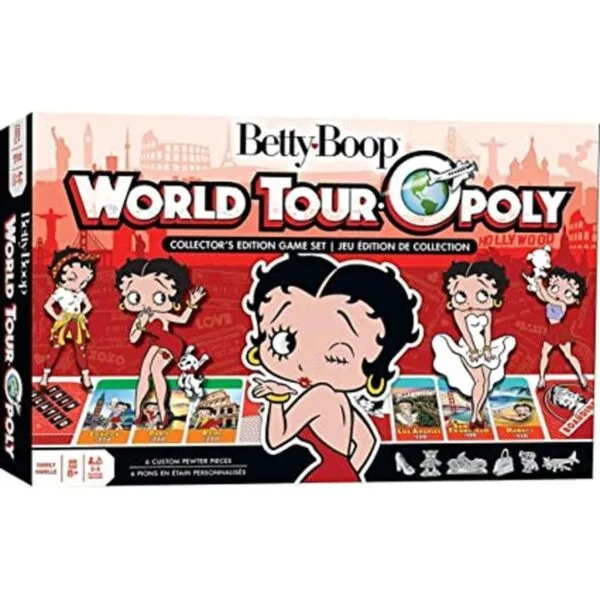 MasterPieces Juegos de mesa Opoly Betty Boop World Tour_1