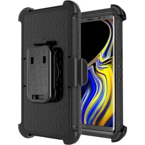 Fingic Funda protectora híbrida 4 en 1 para Samsung Note_2