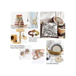 PH PandaHall Cuerda trenzada dorada de 0.197 in 18_2