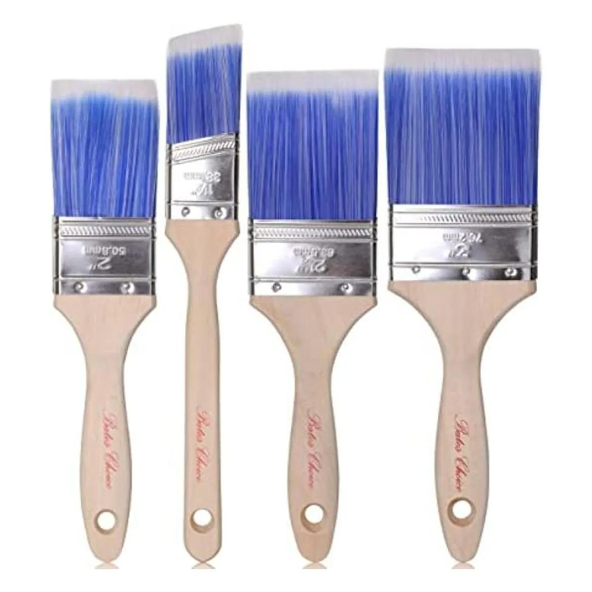 Bates Pinceles de pintura Paquete de 4 unidades mango_1