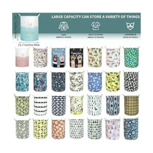 Aouker Merdes Cesta plegable impermeable de 19.7_3