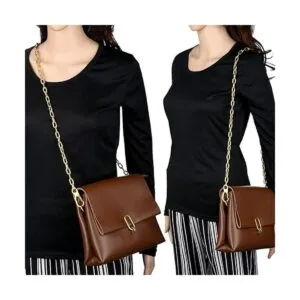 Cinturón de acero inoxidable dorado de 18 quilates de_4