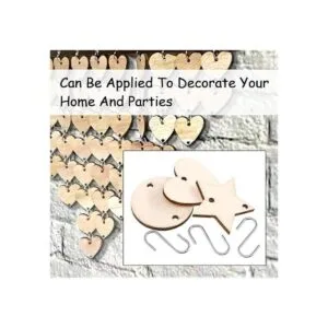 Glarks 240 unidades de 1.5 in de madera con agujeros y_7