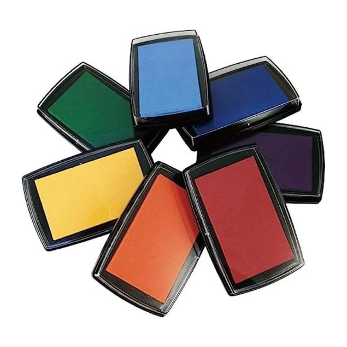 7 almohadillas de tinta lavables para sellos de goma_1