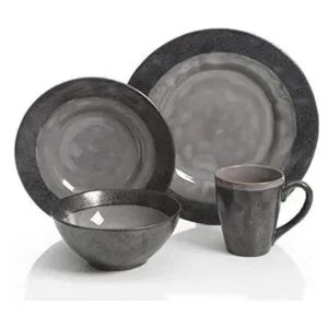 Gibson Dragonstone Juego de vajilla de 16 piezas de gres_1