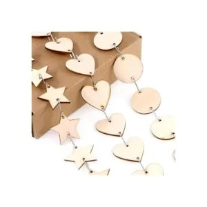 Glarks 240 unidades de 1.5 in de madera con agujeros y_6